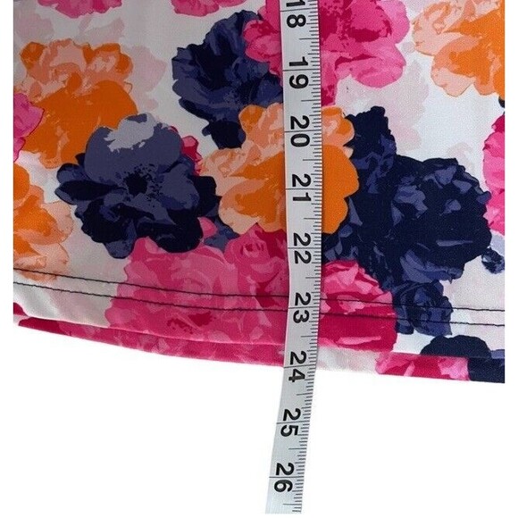 GGBLUE LUXE SPORTS Golf Pink Floral Spandex Sleeveless 1/4 zip Tank Top Med EUC - Picture 7 of 7